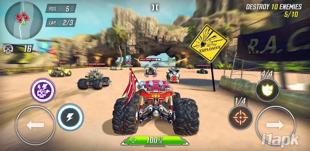 RACE: Rocket Arena Car Extreme Mod apk