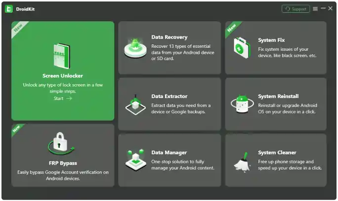 iMobie DroidKit Full version software for Windows