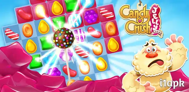 Download Candy Crush Jelly Saga Mod apk