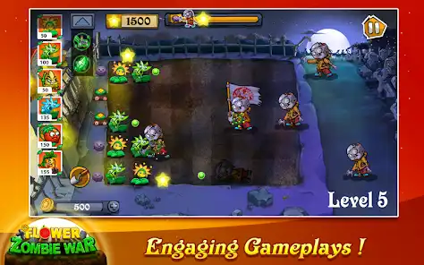 Download Flower Zombie War Mod apk