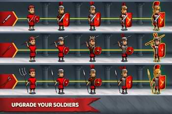 Free Solider Upgrade with Grow Empire Rome Mod APK 