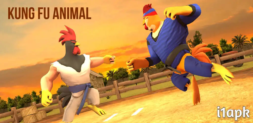 Kung Fu Animal: Fighting Games Mod apk