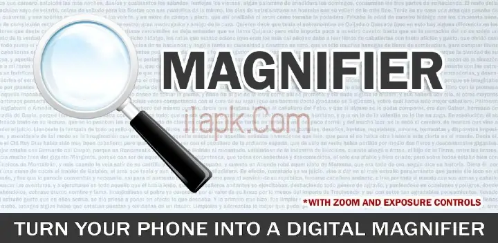 Magnifier Plus with Flashlight