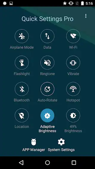 Free Super Quick Settings Pro app download