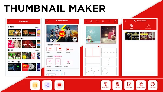 Thumbnail Maker - Channel art Fully unlocked