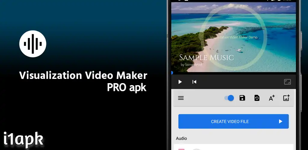 video visualization maker app for Android