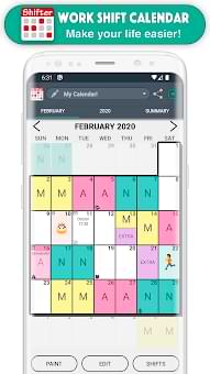 Work Shift Calendar Pro apk